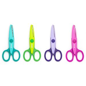 TESOURAS ARTESANAIS ZIG ZAG G-4404 13,5CM – 12 UNIDADES