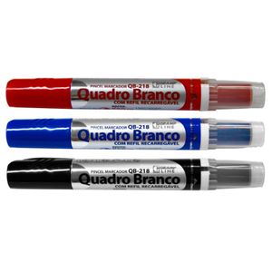 MARCADOR QUADRO BRANCO QB-218 - 10 UNIDADES