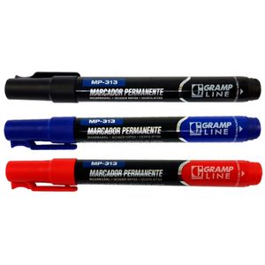 MARCADOR PERMANENTE MP-313 - 12 UNIDADES
