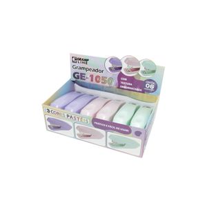 GRAMPEADOR GE-1050 PASTEL 3 CORES 15 FOLHAS – 6 UNIDADES