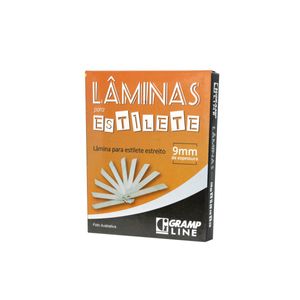 LÂMINA 9MM – BOX 10 TUBOS C/ 10 LÂMINAS