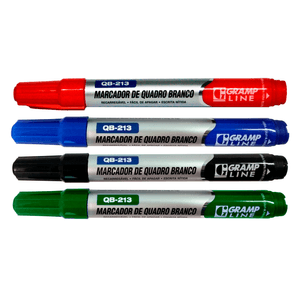 MARCADOR QUADRO BRANCO QB-213 - 12 UNIDADES