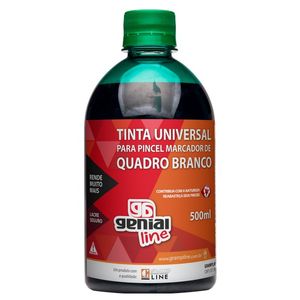 REABASTECEDOR DE PINCEL PARA QUADRO BRANCO GENIAL 500ML GQB-500