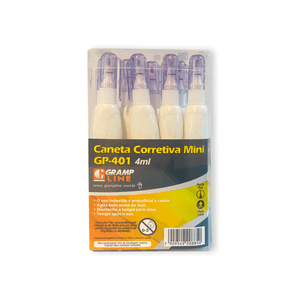 CANETA CORRETIVA GP 401 COM 4ML - 12 PEÇAS