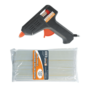 KIT APLICADOR DE COLA 10W GT10 + PACOTE COLA SILICONADA 1KG