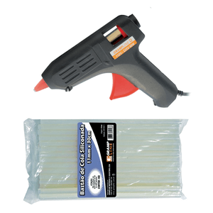 KIT APLICADOR DE COLA 40W GT40 + PACOTE COLA SILICONADA 1KG