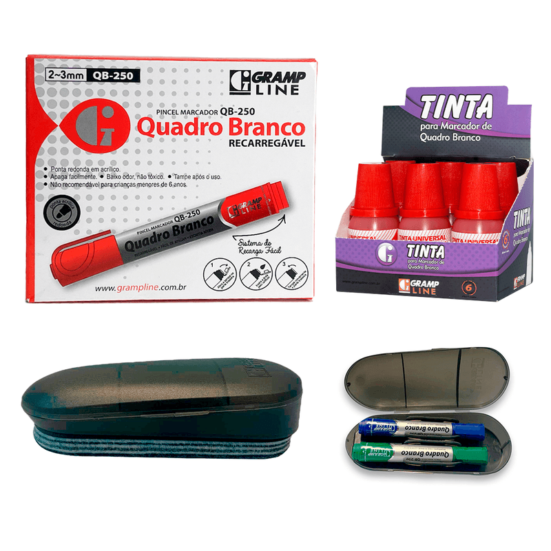 QB-250-VERMELHO-KIT