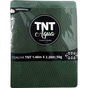KIT 5 PEÇAS TOALHA AQUA TNT 1,4M X 2,2M QUADRADA FESTA VERDE MILITAR