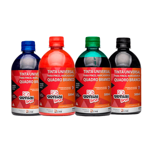 KIT 4 CORES TINTA GENIAL 500ML