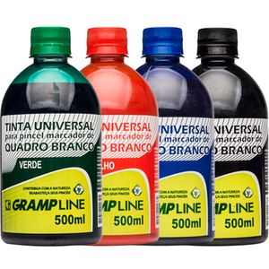 KIT 4 CORES TINTA GRAMP LINE 500ML