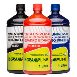 KIT 3 CORES TINTA GRAMP LINE 1 LITRO