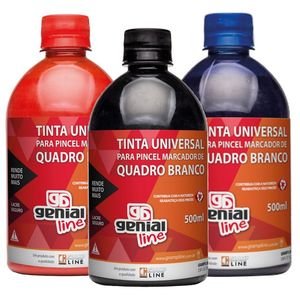 KIT 3 CORES TINTA GENIAL 500ML