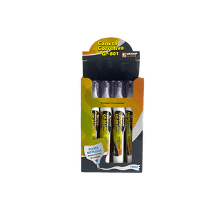 Canetas Corretivas Gp-801 Com 10Ml - 12 Peças